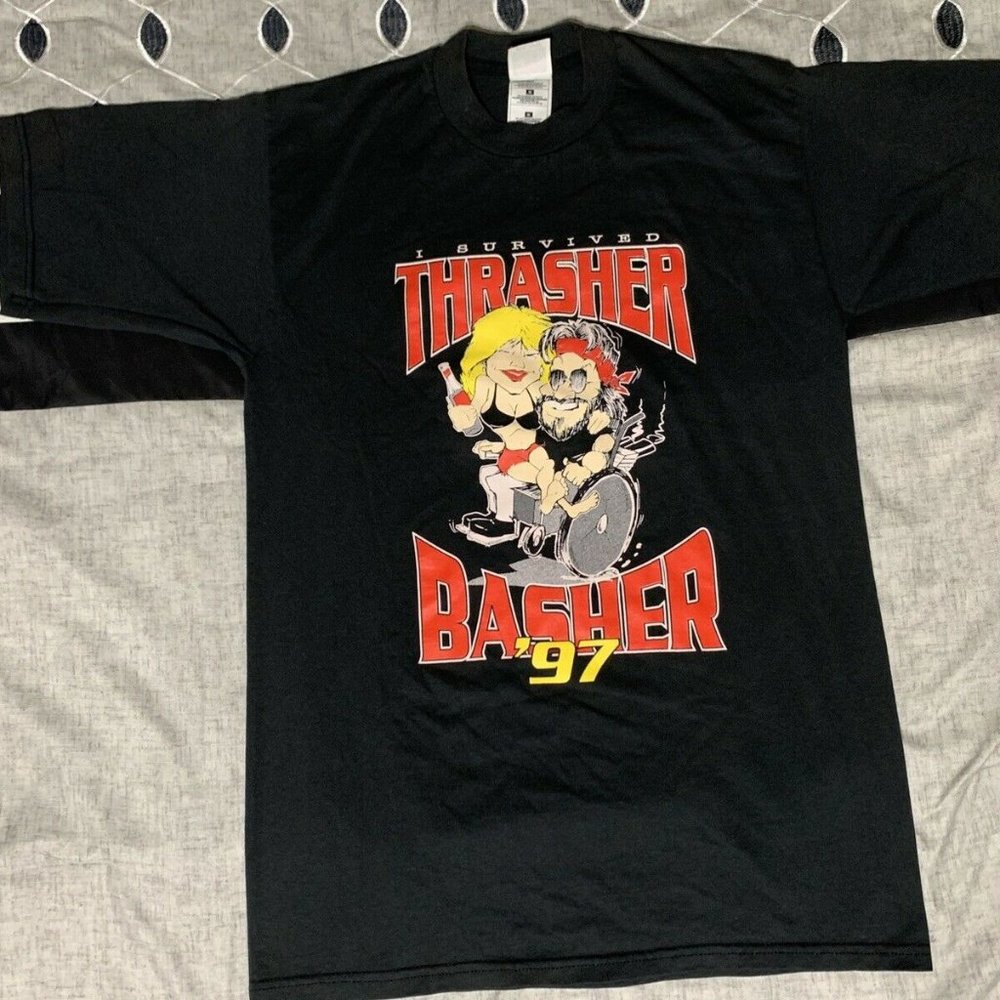 VTG Thrasher Motorcycle Club T Shirt Mens Medium M